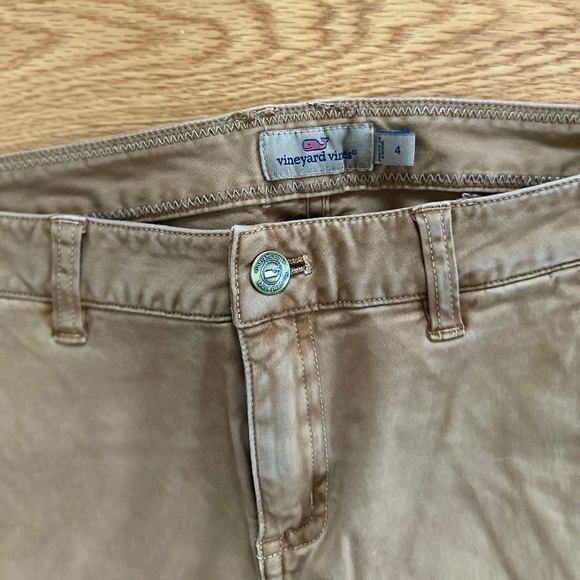 Vineyard Vines NWOT Garment Dyed Skinny Utility Pant (4) - Picture 6 of 14